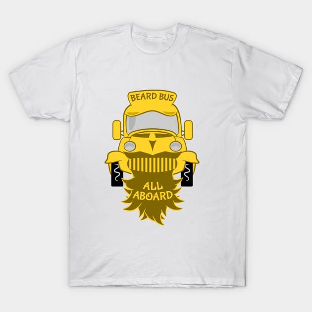 Beard Bus T-Shirt by mailboxdisco